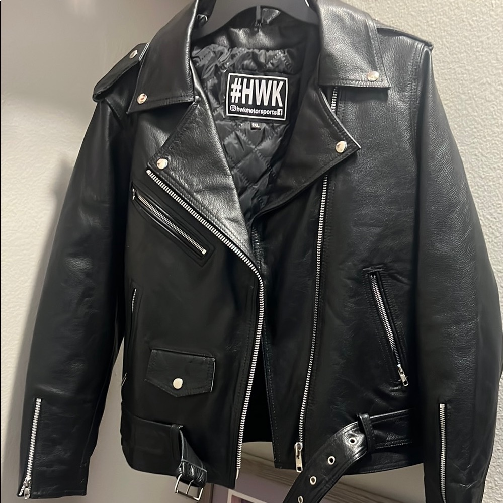Men's Black Leather Jacket